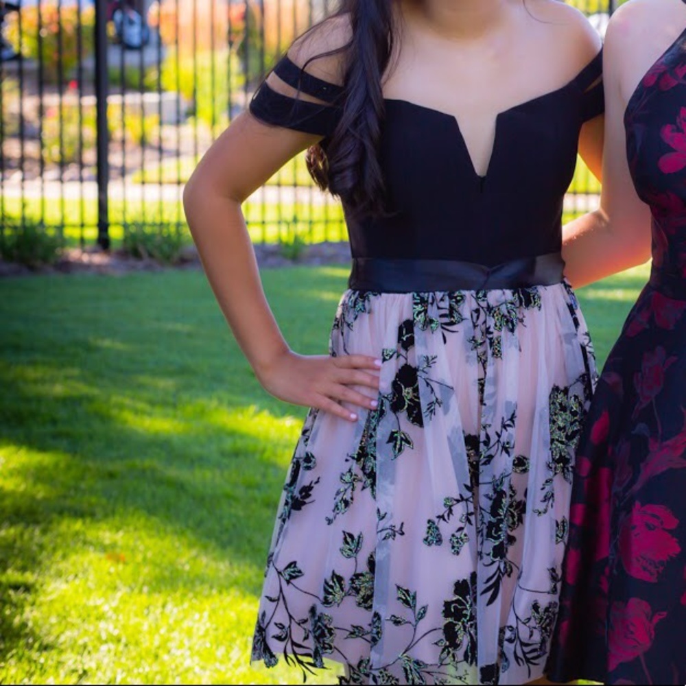 Off the Shoulder Homecoming Dress